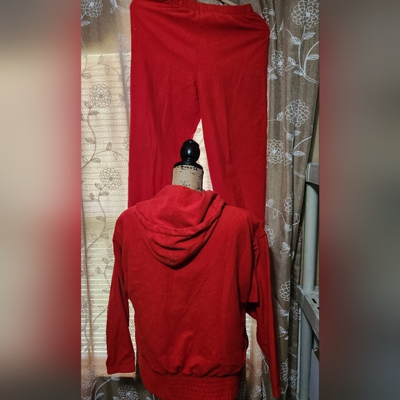 Attitudes by Susie Wyninger Vintage 80s  zip hoodie lined,+ pull up pants size 4 - Picture 9 of 12